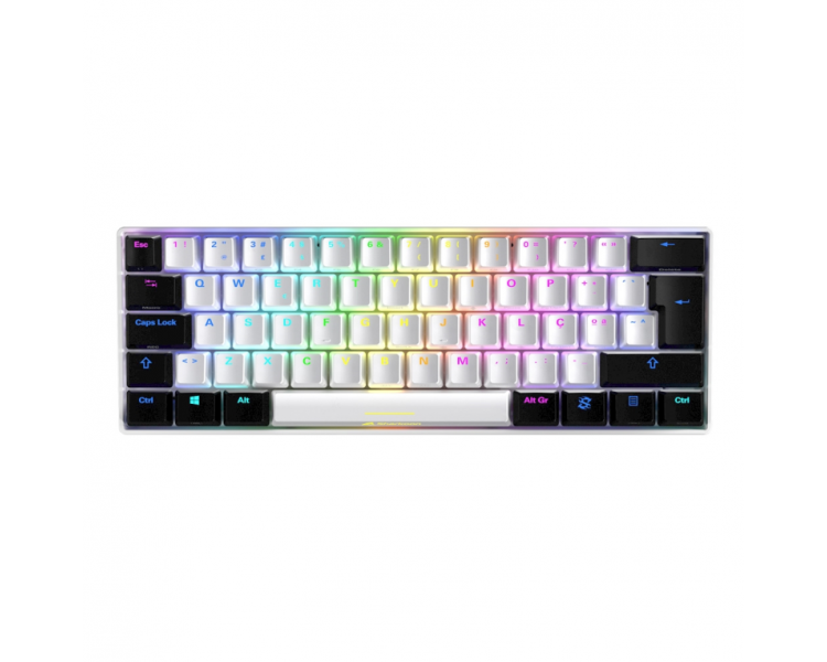 TECLADO GAMING SHARKOON SKILLER SGK50 S4 KAILH RED BLANCO PT