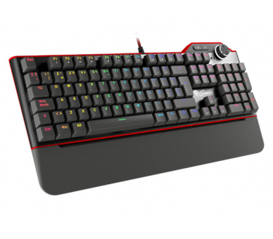 TECLADO GAMING GENESIS RX85 RGB MECANICO SWITCH KAIL MARRON