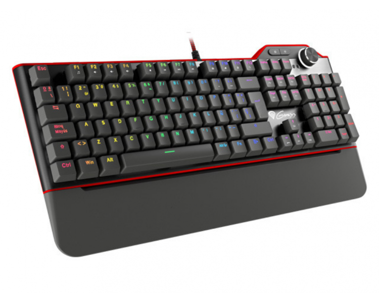 TECLADO GAMING GENESIS RX85 RGB MECANICO SWITCH KAIL MARRON