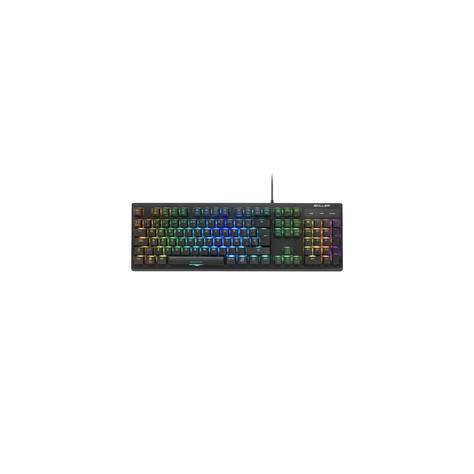 TECLADO GAMING SHARKOON SHARK SKILLER SGK30 BLUE PORTUGUES