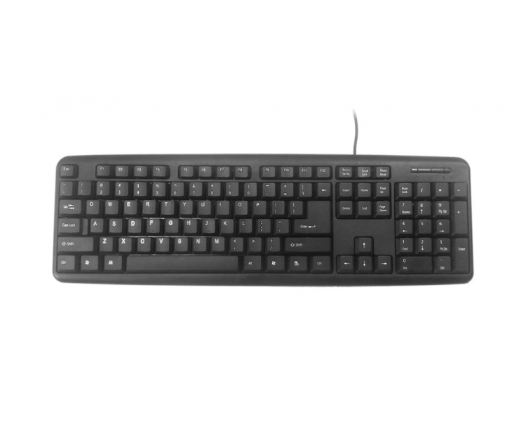 TECLADO GEMBIRD USB NEGRO DISENO EEUU