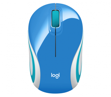 RATON LOGITECH M187 INALAMBRICO AZUL