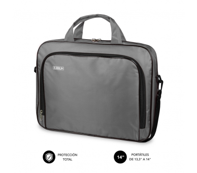 MALETIN SUBBLIM OXFORD LAPTOP BAG 133 14 GREY