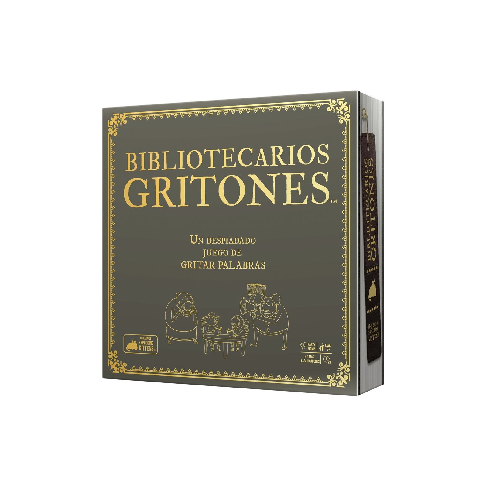 Juego mesa bibliotecarios gritones edad recomendada