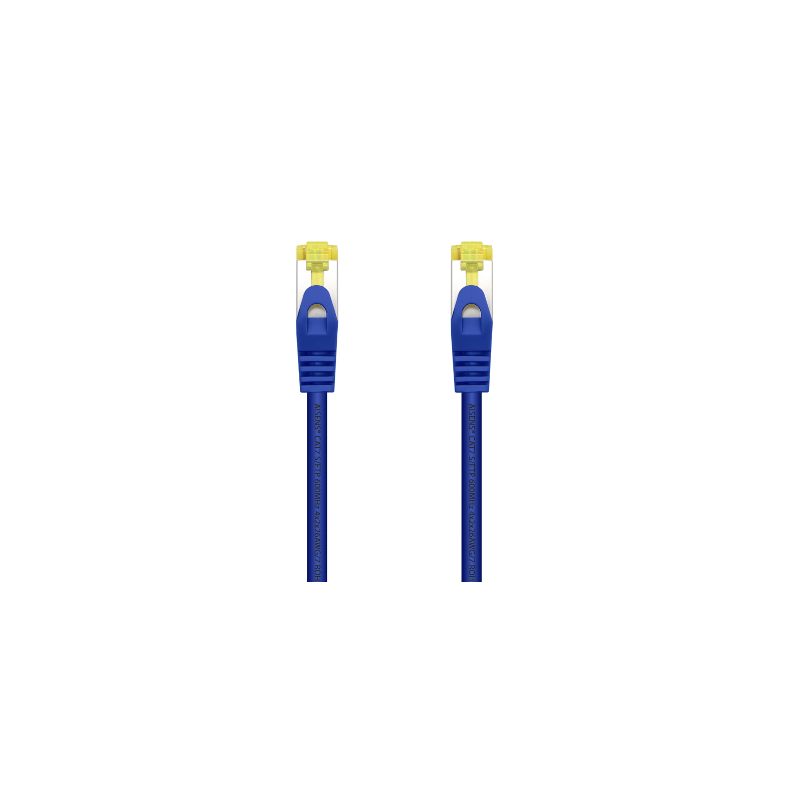 CABLE RED AISENS LATIGUILLO RJ45 LSZH CAT7 SFTP PIMF 25CM AZUL