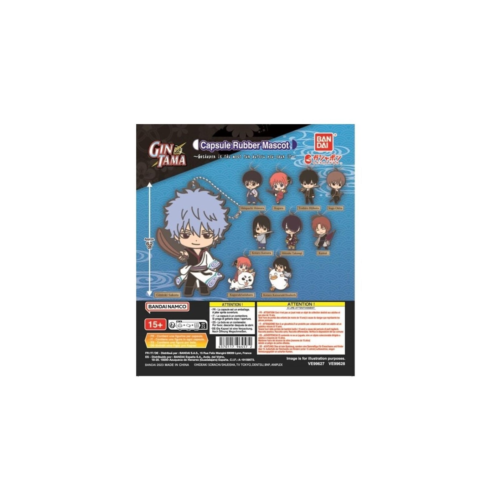 Set gashapon 40 articulos gintama capsule