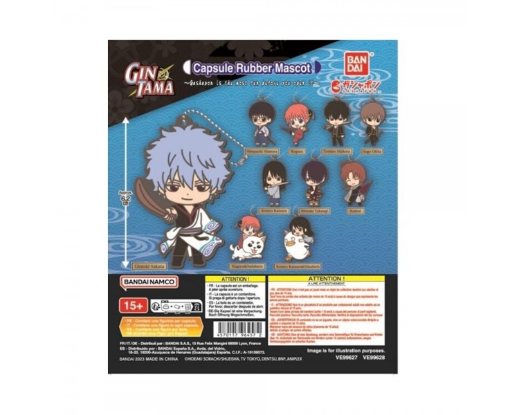 Set gashapon 40 articulos gintama capsule