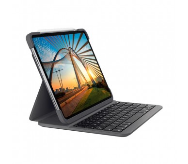 Funda logitech slim folio con teclado