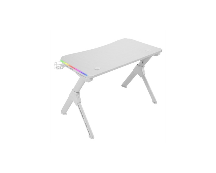 Mesa mars gaming mgdrgbw blanco 110cm