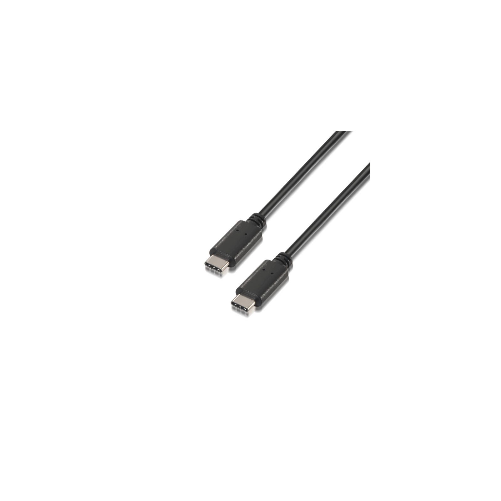 AISENS CABLE USB 20 3A TIPO USB C M USB C M NEGRO 05M