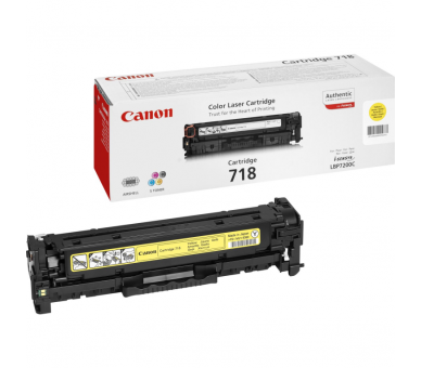 TONER ORIGINAL CANON N718A AMARILLO