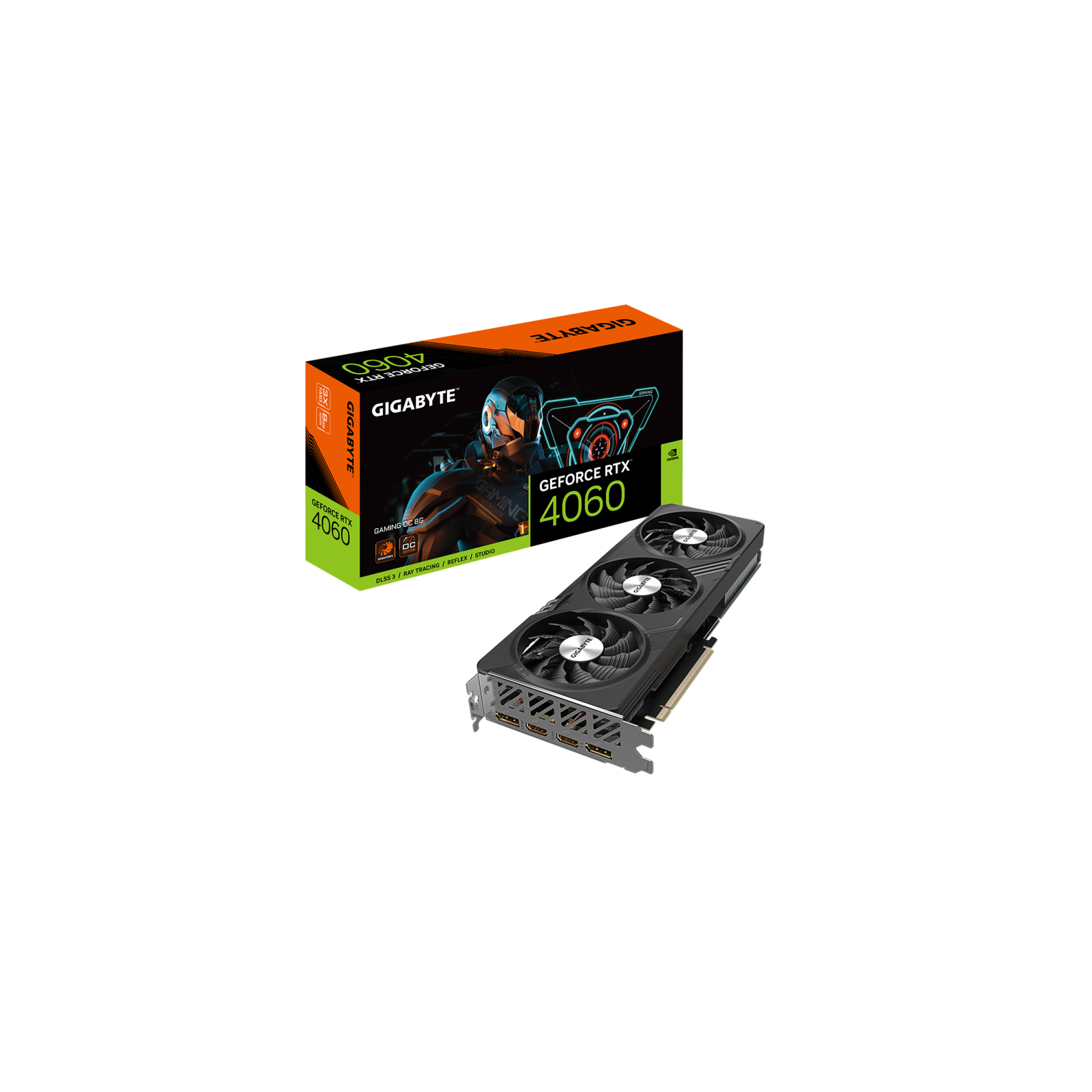 TARJETA GRAFICA GIGABYTE RTX 4060 GAMING OC 8GB