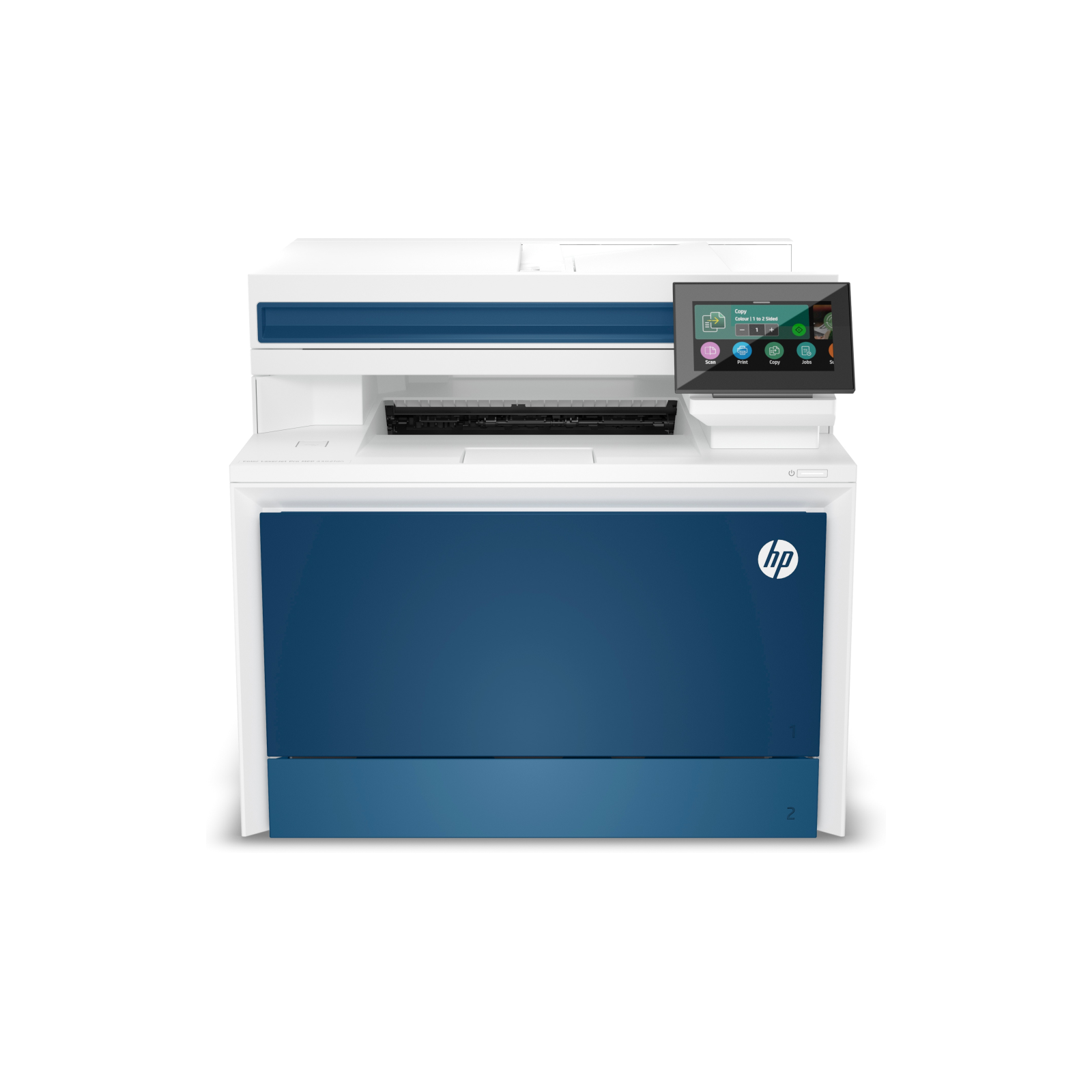 IMPRESORA HP MULTIFUNCION LASERJET COLOR PRO 4302FDN FAX DUPLEX BLANCA Y AZUL