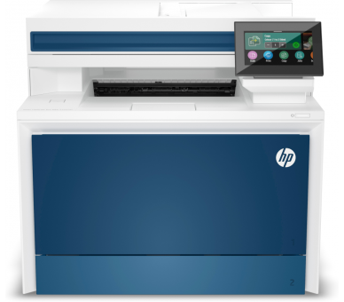 IMPRESORA HP MULTIFUNCION LASERJET COLOR PRO 4302FDN FAX DUPLEX BLANCA Y AZUL