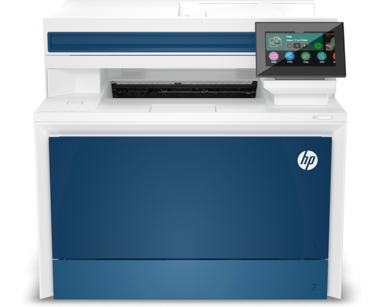 IMPRESORA HP MULTIFUNCION LASERJET COLOR PRO 4302FDN FAX DUPLEX BLANCA Y AZUL