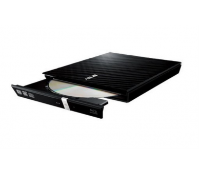 LECTOR GRABADOR CD DVD SLIM ASUS SDRW 08D2S U EXTERNO NEGRO