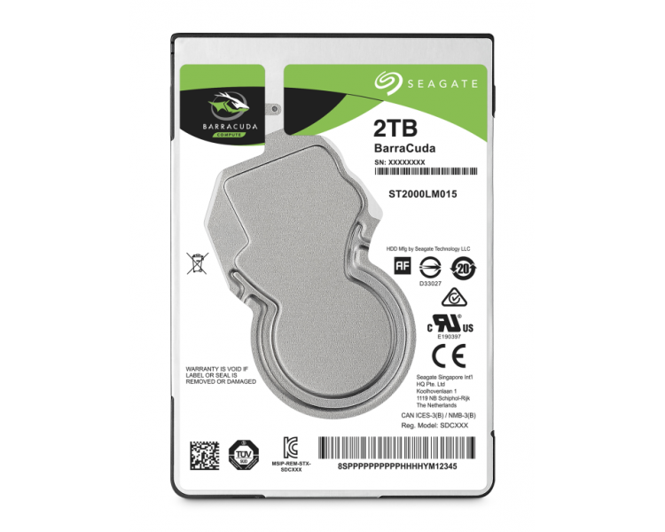 DISCO 25 SEAGATE BARRACUDA 2TB SATA 128MB