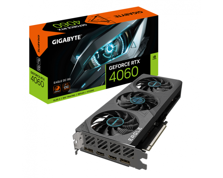 TARJETA GRAFICA GIGABYTE RTX 4060 EAGLE OC 8GB