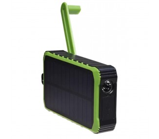 Powerbank solar denver con dinamo manivela