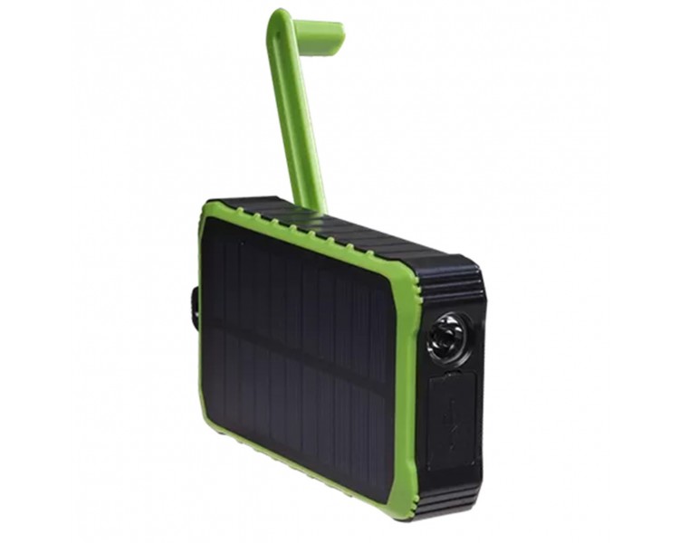 Powerbank solar denver con dinamo manivela