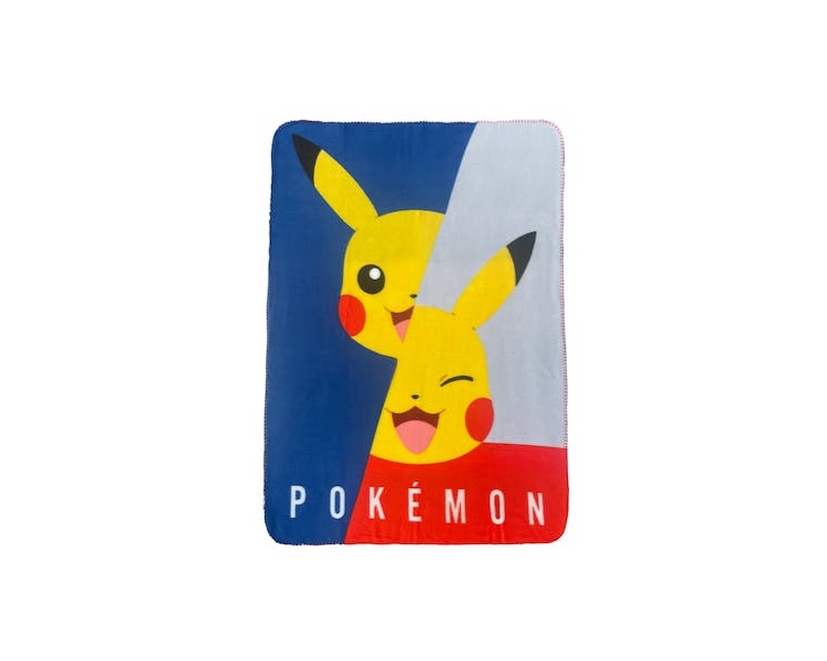 Manta pokemon pikachu 100140 cm