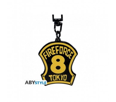 Llavero abystyle fire force emblema division
