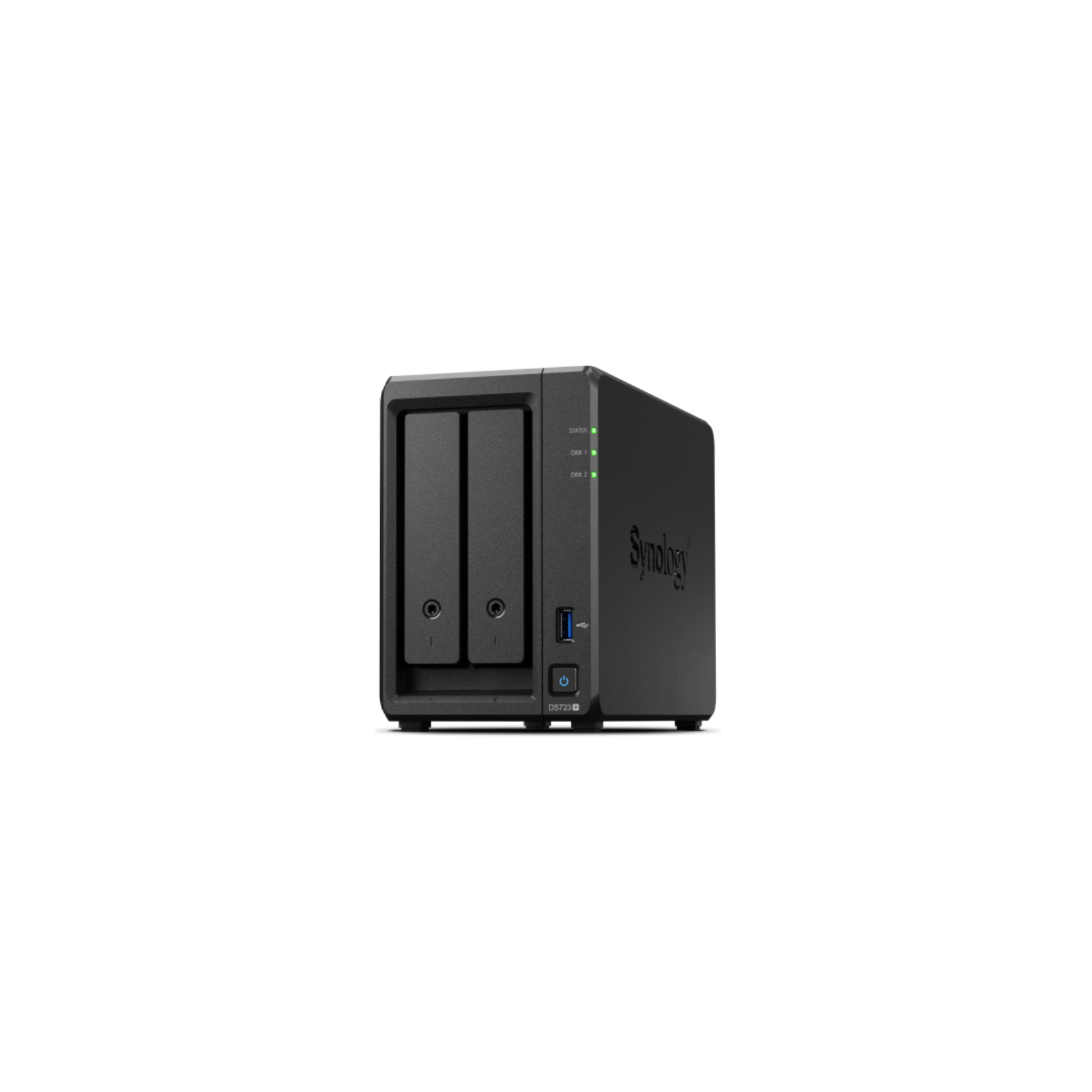 NAS SYNOLOGY DS723 2BAHiAS AMD RYZEN R1600 2 NuCLEOS 231GHZ 2GB DDR4 ECC 32 GB