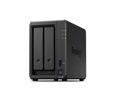 NAS SYNOLOGY DS723 2BAHiAS AMD RYZEN R1600 2 NuCLEOS 231GHZ 2GB DDR4 ECC 32 GB