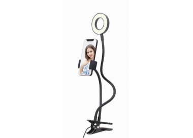 ANILLO DE LUZ PARA SELFIE CON SOPORTE PARA TELEFONO