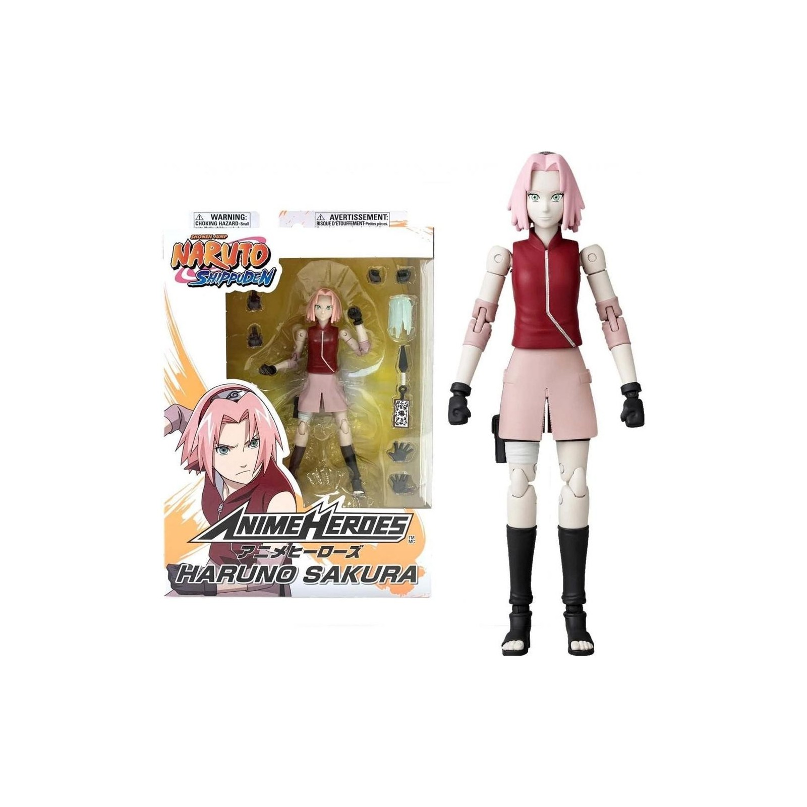 Figura bandai anime heroes naruto haruno