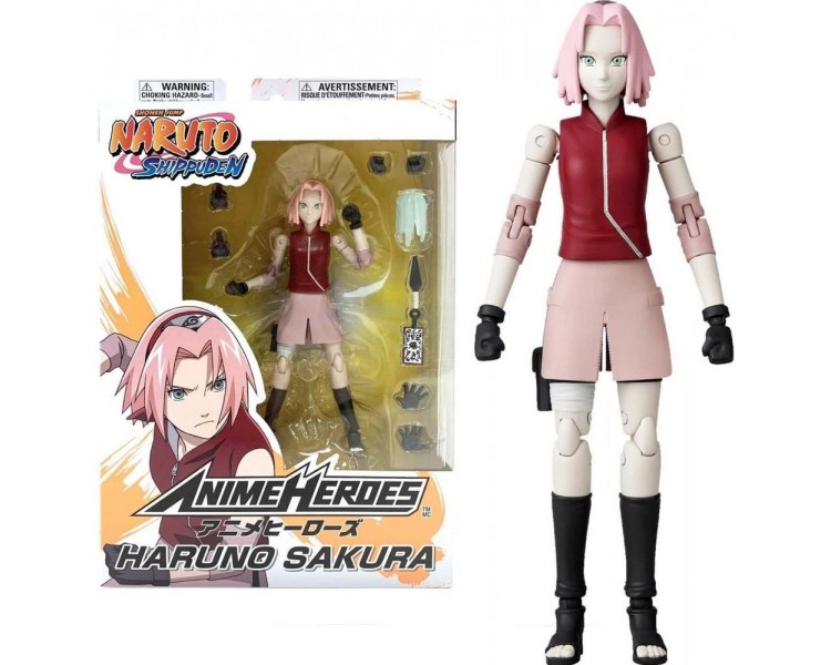 Figura bandai anime heroes naruto haruno