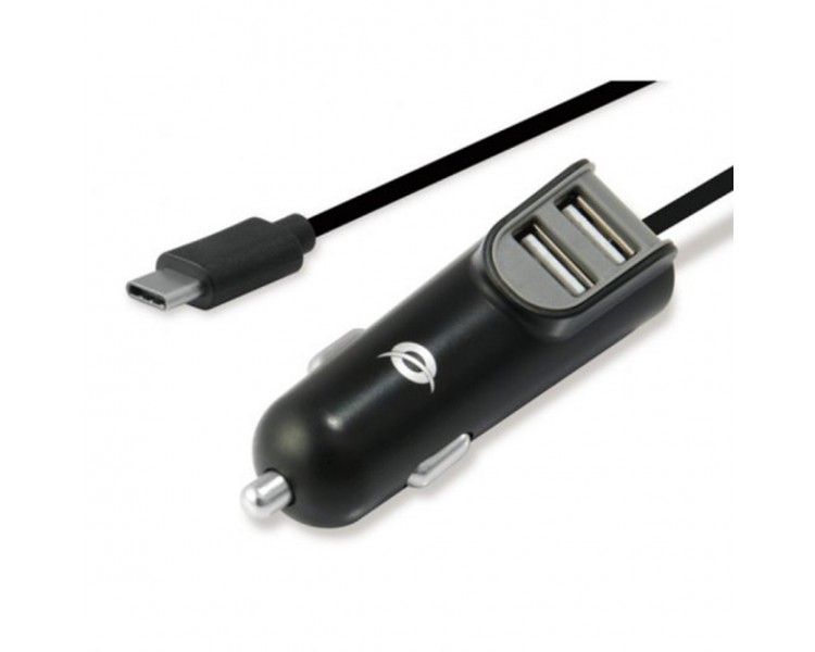 Cargador coche conceptronic carden05b con cable