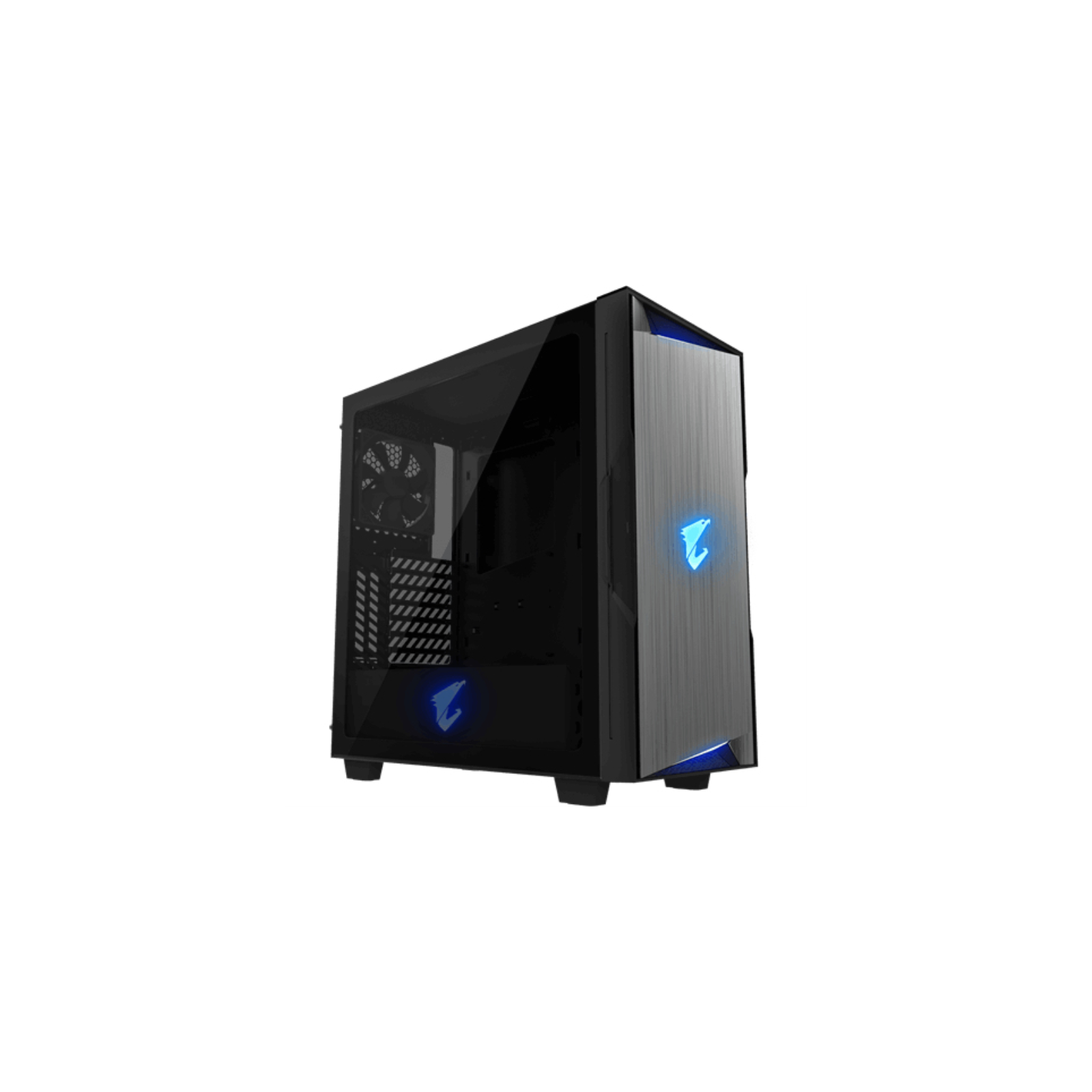 CAJA GAMING GIGABYTE AC300G ATX 2XUSB30 1XUSBC RGB S F NEGRO