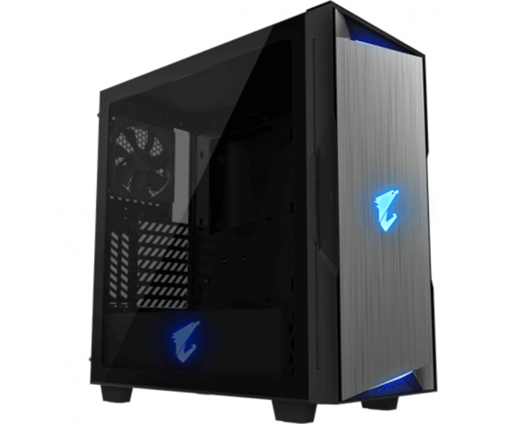 CAJA GAMING GIGABYTE AC300G ATX 2XUSB30 1XUSBC RGB S F NEGRO