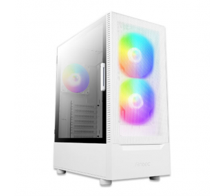 CAJA GAMING ANTEC NX410 ATX 2XUSB20 1XUSB30 SIN FUENTE BLANCO RGB