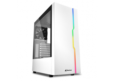 CAJA SHARKOON RGB SLIDER ATX 2XUSB30 2XUSB20 SIN FUENTE BLANCO