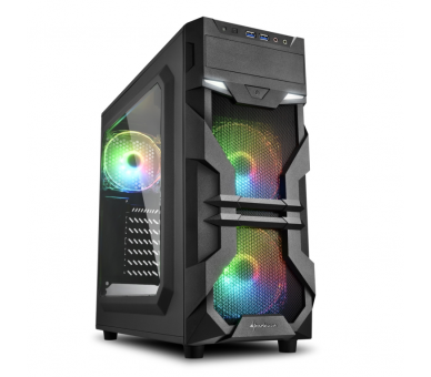 CAJA SHARKOON VG7 W ATX 2XUSB30 2XUSB20 SIN FUENTE RGB