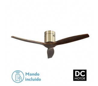 Ventilador dc aguilon cuero 3 aspas