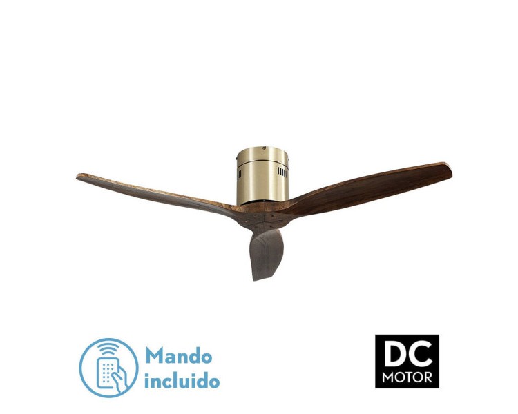 Ventilador dc aguilon cuero 3 aspas