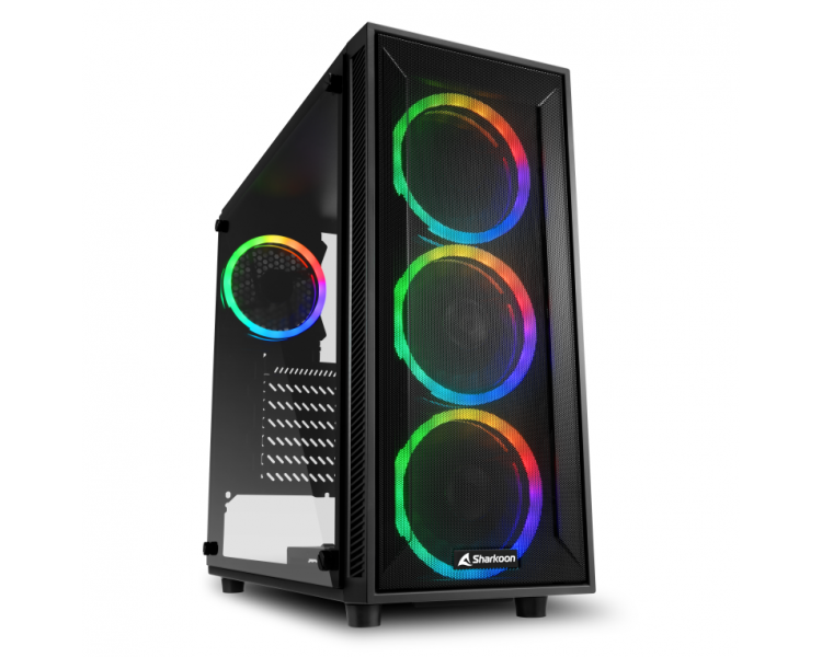 CAJA SHARKOON TG4M ATX 2XUSB30 RGB SIN FUENTE