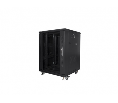 ARMARIO RACK LANBERG 15U 600X600 AUTO ENSAMBLADO 19 HASTA 800KG NEGRO