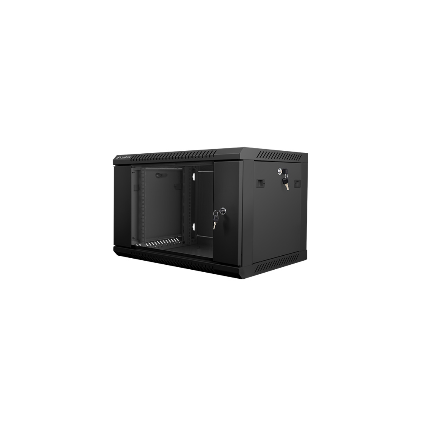 ARMARIO RACK LANBERG 6U 600X450X368 AUTO ENSAMBLADO 19 HASTA 60 KG NEGRO