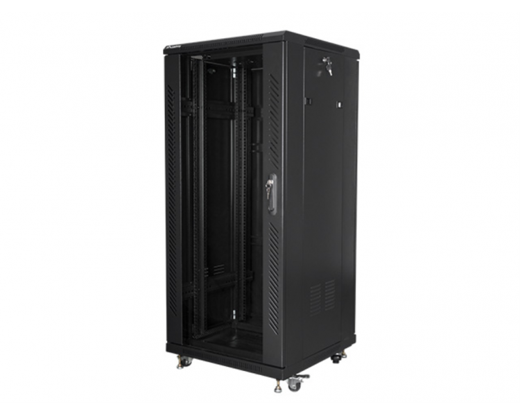 ARMARIO LANBERG RACK 19 27U 600X600 FLAT PACK BLACK NEGRO