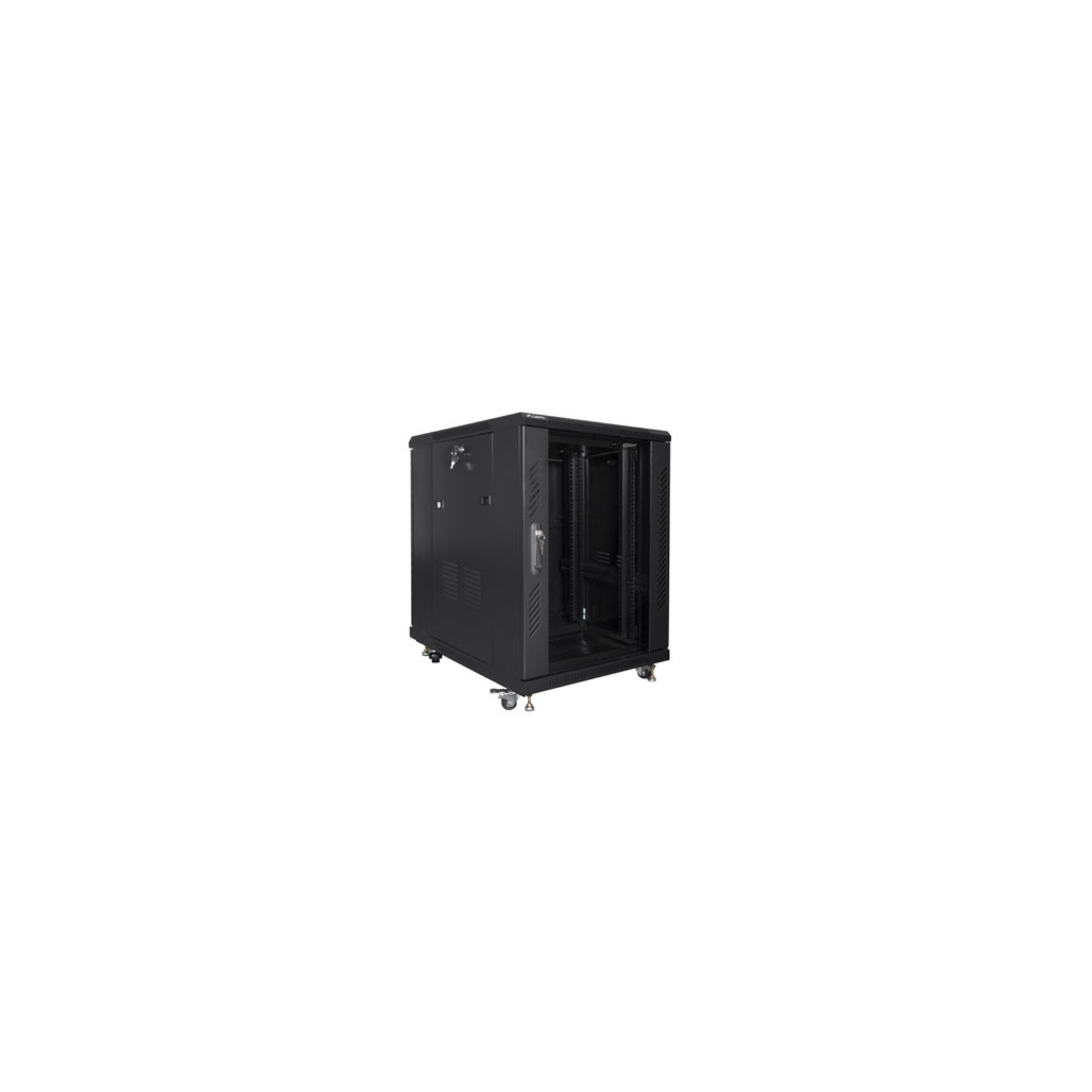 ARMARIO LANBERG RACK 19 15U 600X800 FLAT PACK BLACK NEGRO