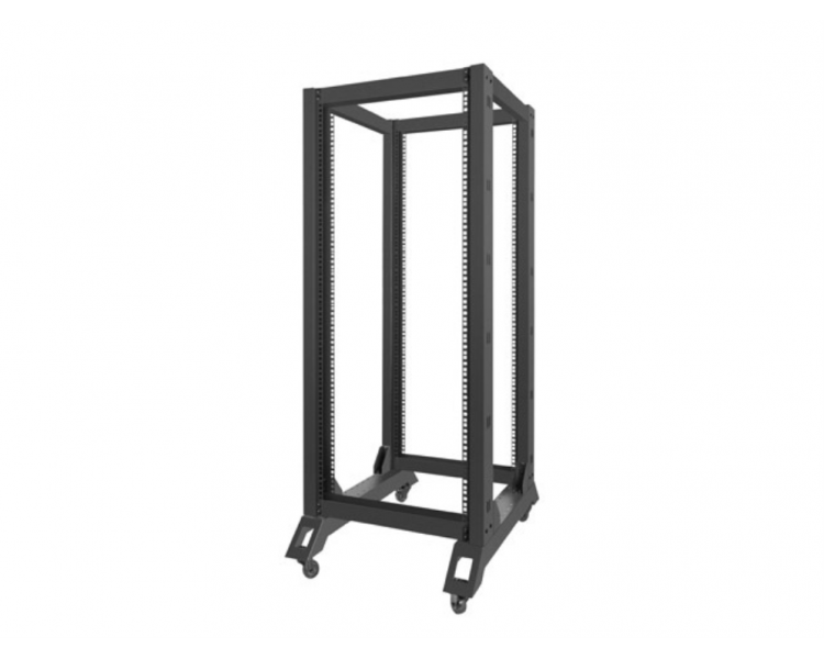 ARMARIO LANBERG ABIERTO RACK 19 27U 600X800 NEGRO