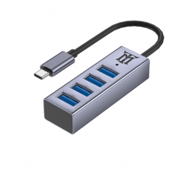 HUB MAILLON PREMIUM TIPO C 31 TO USB 32 ALUMINIO 41