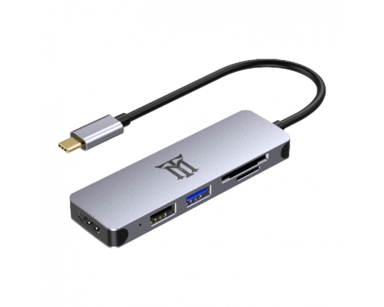 HUB MAILLON PREMIUM TIPO C 31 TO HDMI 4K ALUMINIO 51