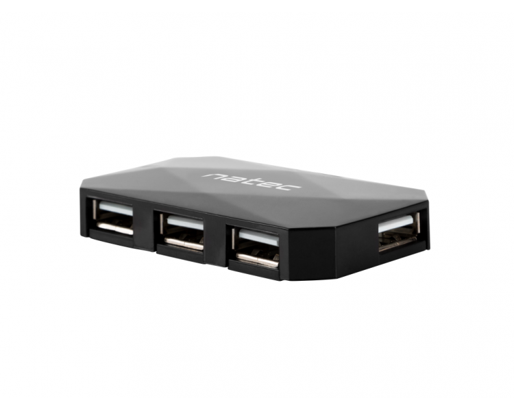 HUB NATEC LOCUST 4 PUERTOS USB 20 NEGRO