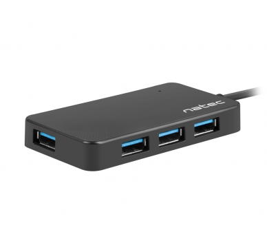 HUB NATEC MONTH 4 PUERTOS USB 30 NEGRO