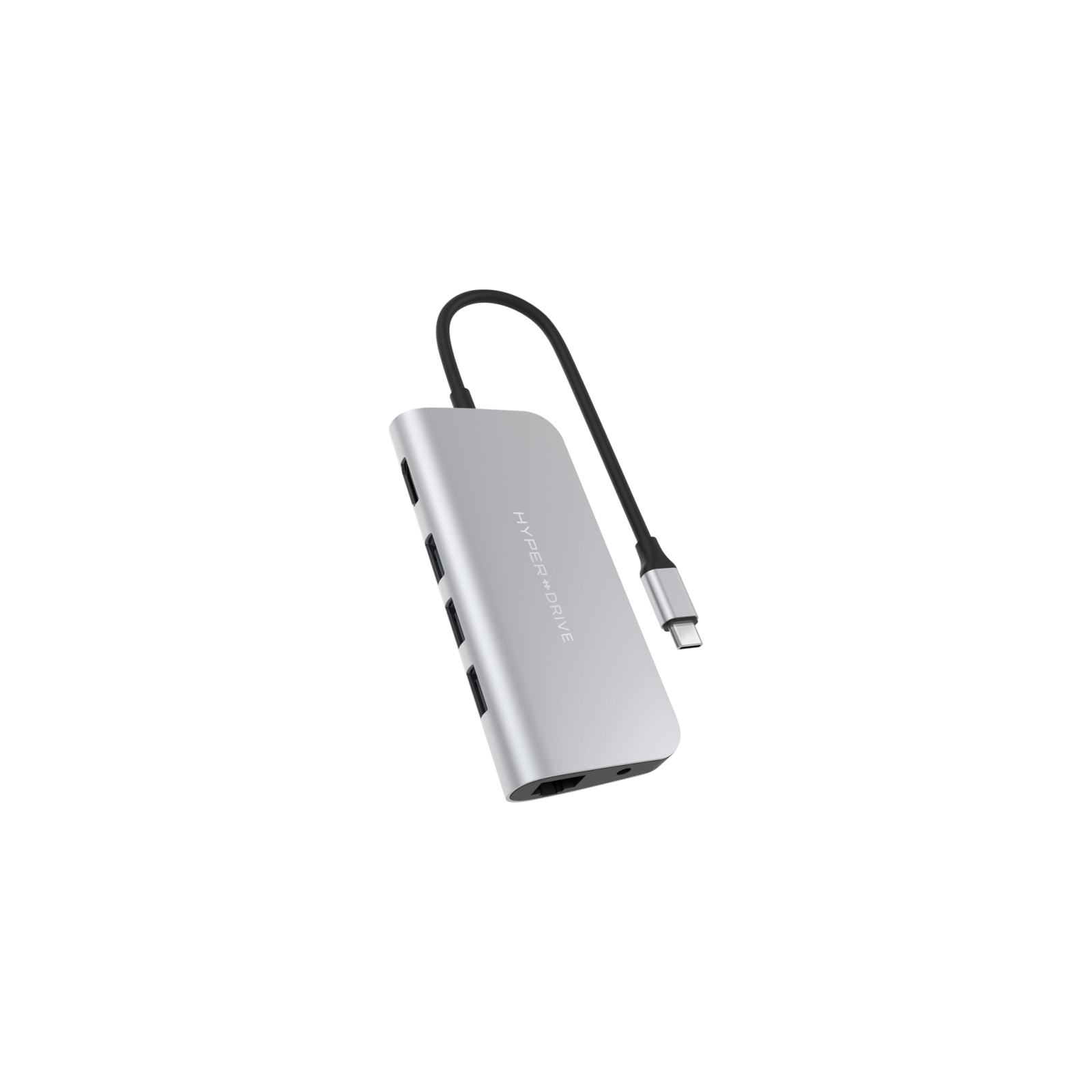 HUB HYPERDRIVE POWER 9 EN 1 USB C PLATA